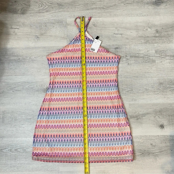 Gorgeous NWT Summer Knit Multicolor Dress from H&M Size M - Picture 8 of 16